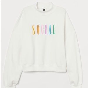 Mock-turtleneck Sweatshirt